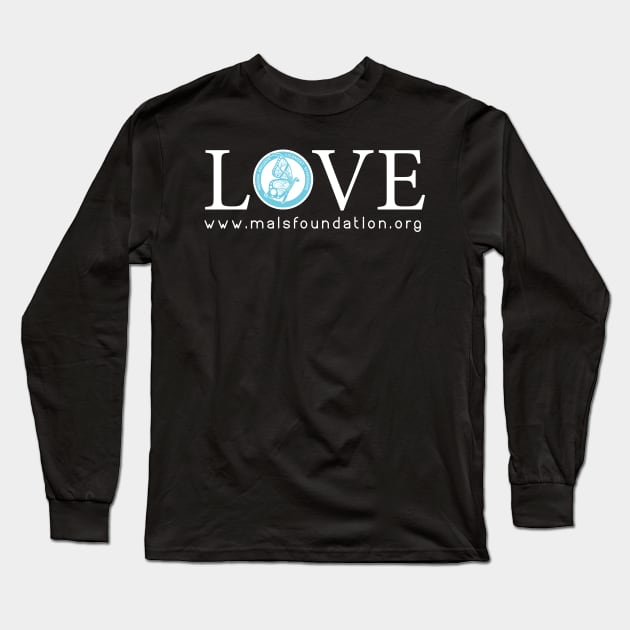 Love Median Arcuate Ligament Syndrome MALS Long Sleeve T-Shirt by NationalMALSFoundation